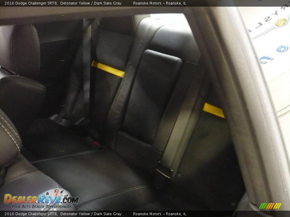 2010 Dodge Challenger SRT8 Detonator Yellow / Dark Slate Gray Photo #12