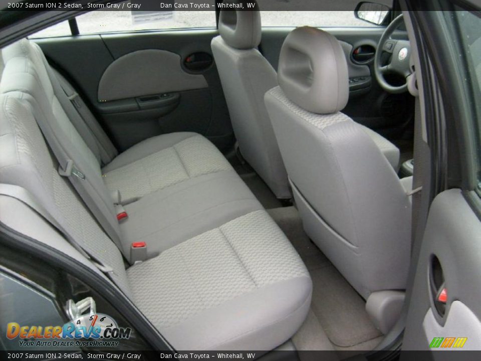 2007 Saturn ION 2 Sedan Storm Gray / Gray Photo #11