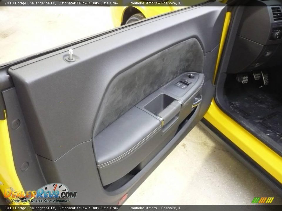 2010 Dodge Challenger SRT8 Detonator Yellow / Dark Slate Gray Photo #13