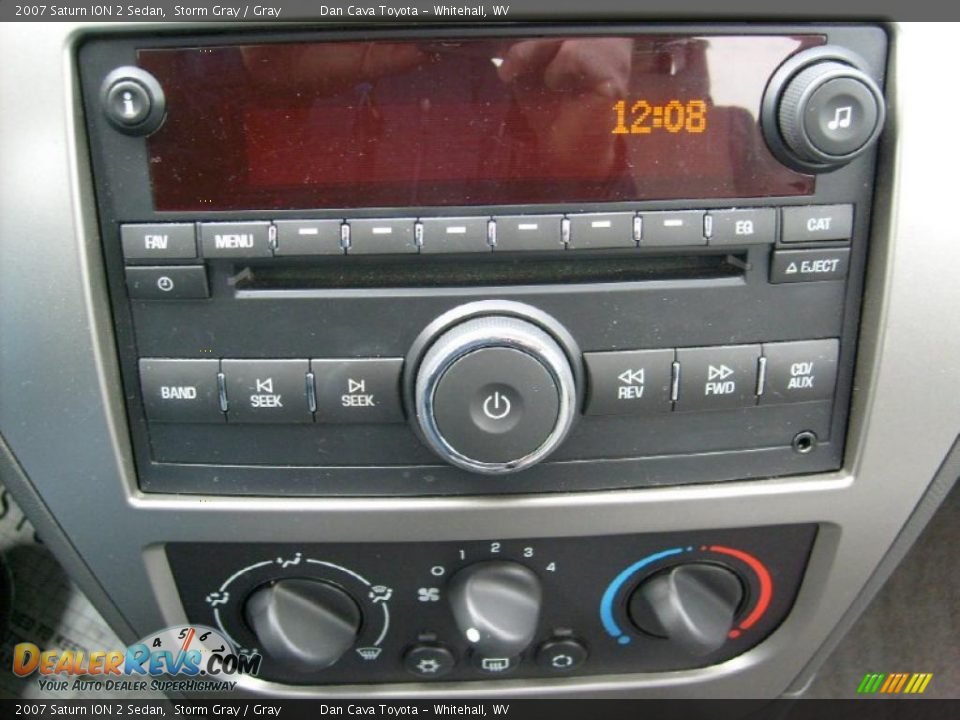 2007 Saturn ION 2 Sedan Storm Gray / Gray Photo #14