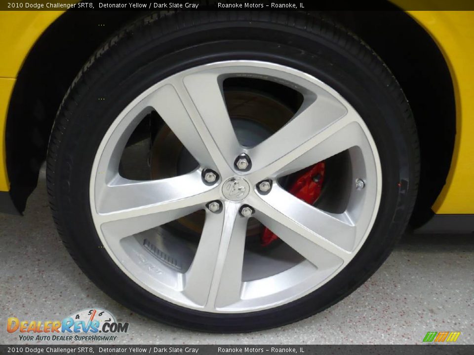 2010 Dodge Challenger SRT8 Detonator Yellow / Dark Slate Gray Photo #17