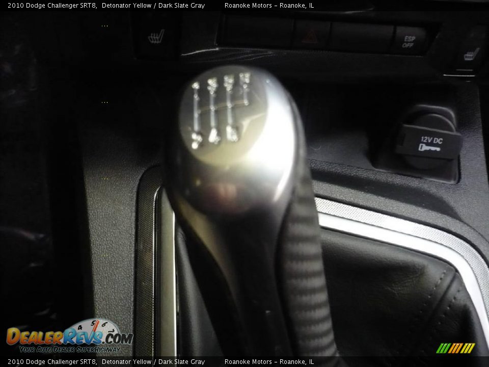 2010 Dodge Challenger SRT8 Detonator Yellow / Dark Slate Gray Photo #20