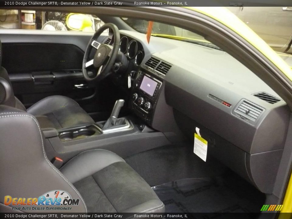 2010 Dodge Challenger SRT8 Detonator Yellow / Dark Slate Gray Photo #21