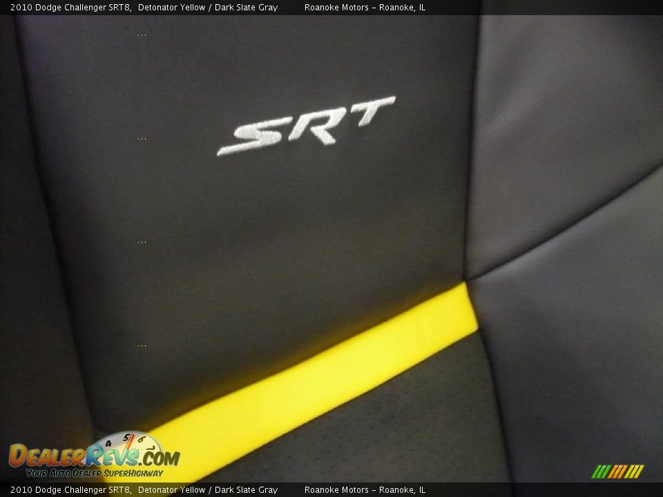 2010 Dodge Challenger SRT8 Detonator Yellow / Dark Slate Gray Photo #25