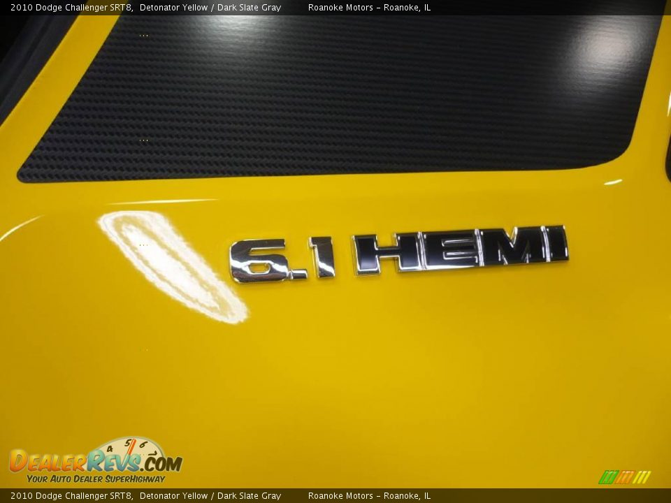 2010 Dodge Challenger SRT8 Detonator Yellow / Dark Slate Gray Photo #28