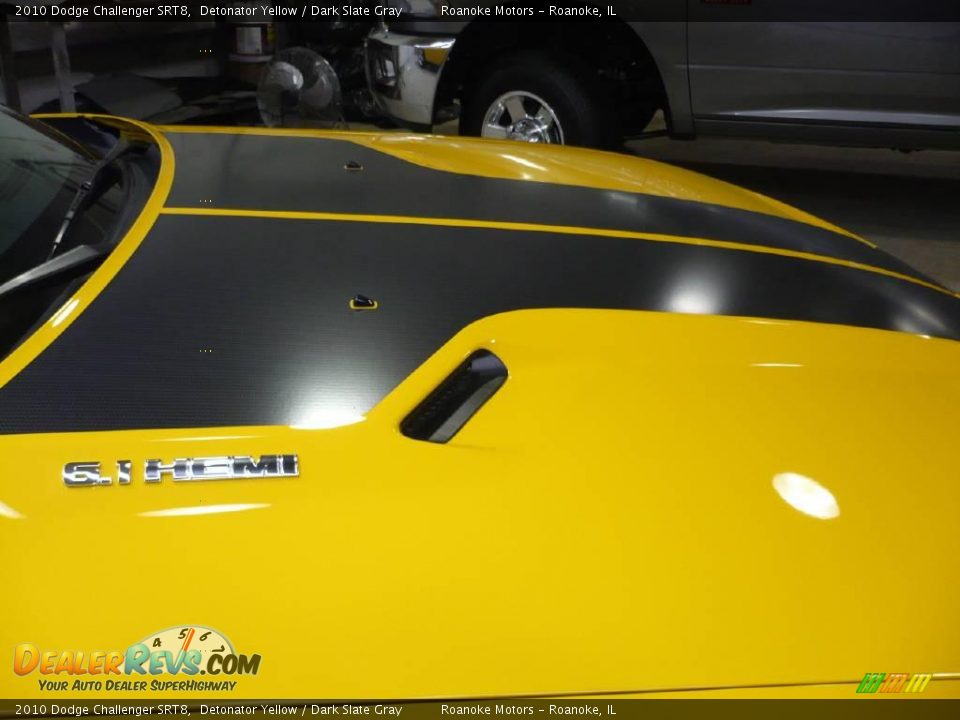 2010 Dodge Challenger SRT8 Detonator Yellow / Dark Slate Gray Photo #29