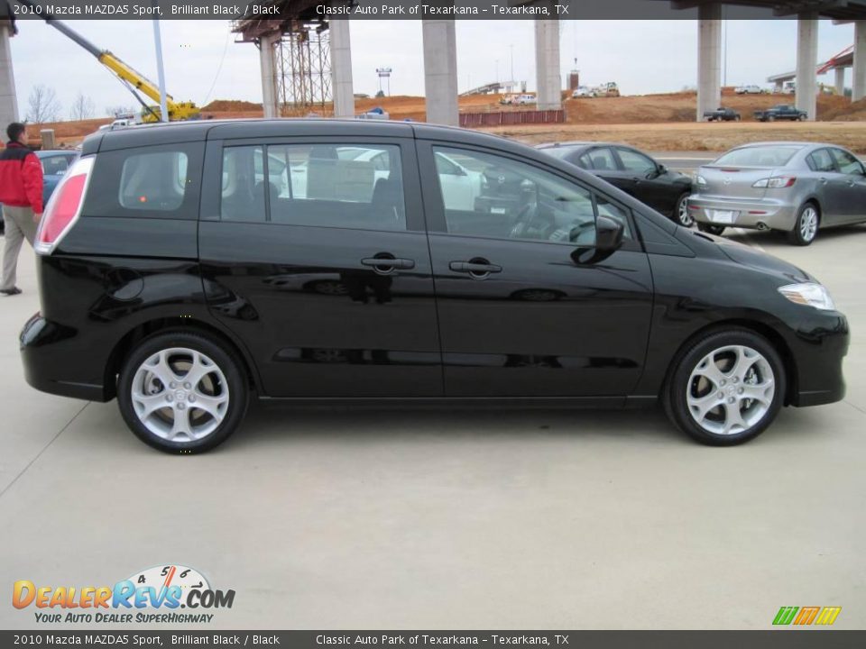 2010 Mazda MAZDA5 Sport Brilliant Black / Black Photo #4