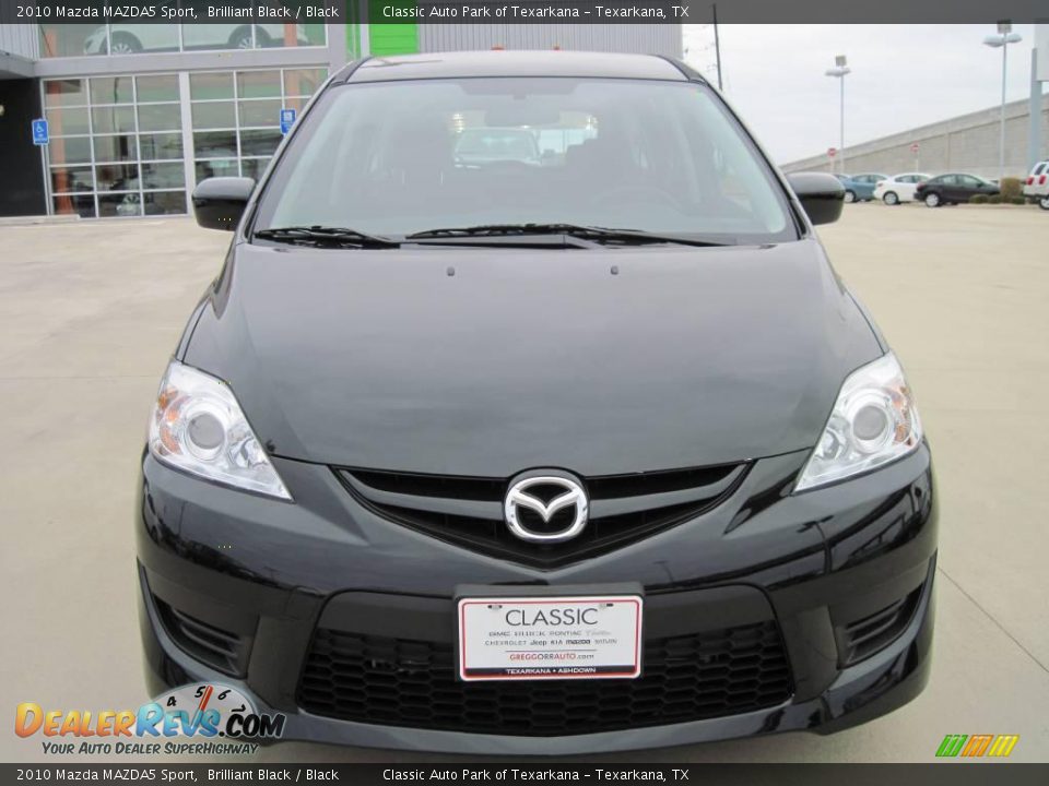 2010 Mazda MAZDA5 Sport Brilliant Black / Black Photo #5