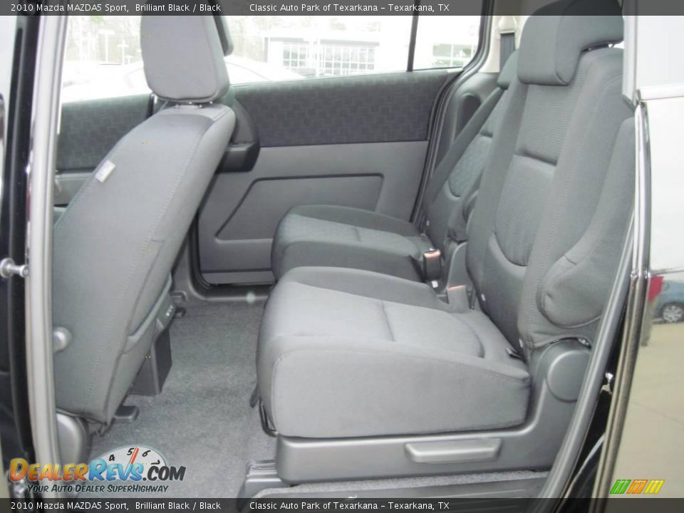 2010 Mazda MAZDA5 Sport Brilliant Black / Black Photo #8