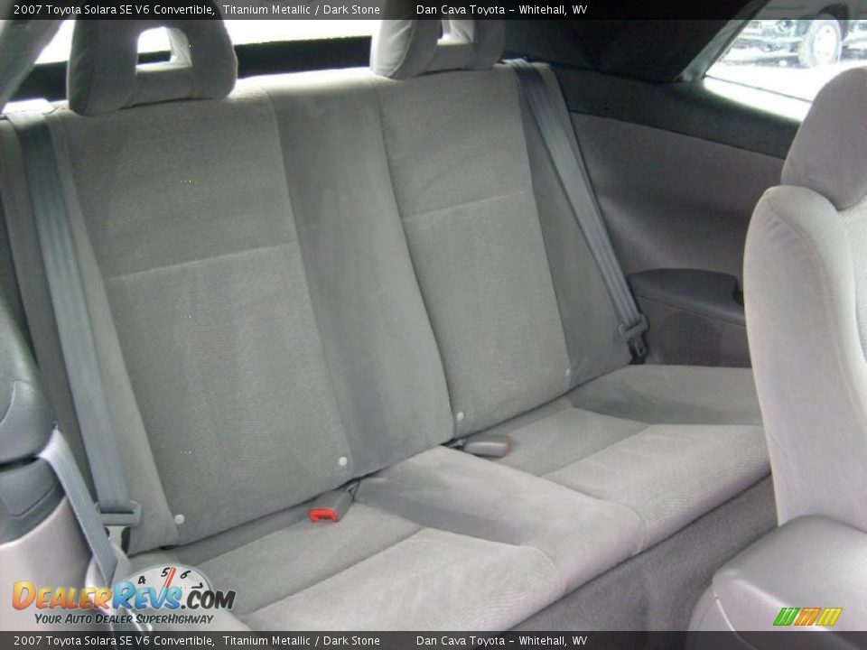 2007 Toyota Solara SE V6 Convertible Titanium Metallic / Dark Stone Photo #12