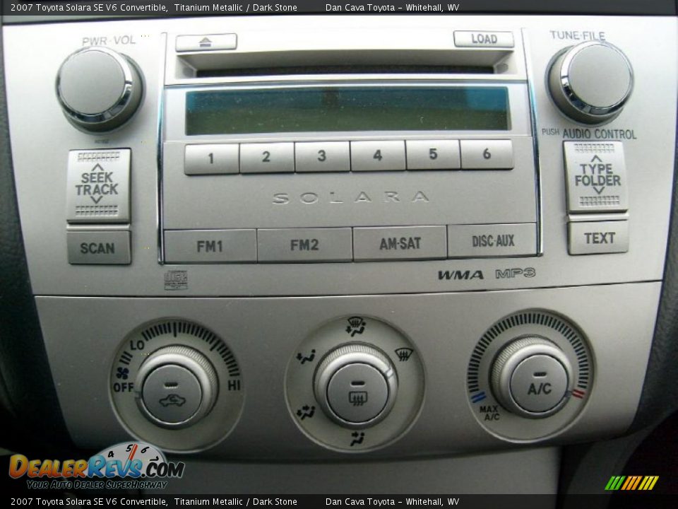 2007 Toyota Solara SE V6 Convertible Titanium Metallic / Dark Stone Photo #14