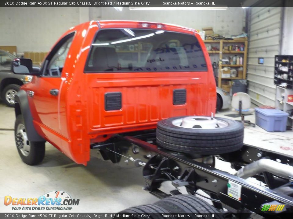 2010 Dodge Ram 4500 ST Regular Cab Chassis Bright Red / Medium Slate Gray Photo #7