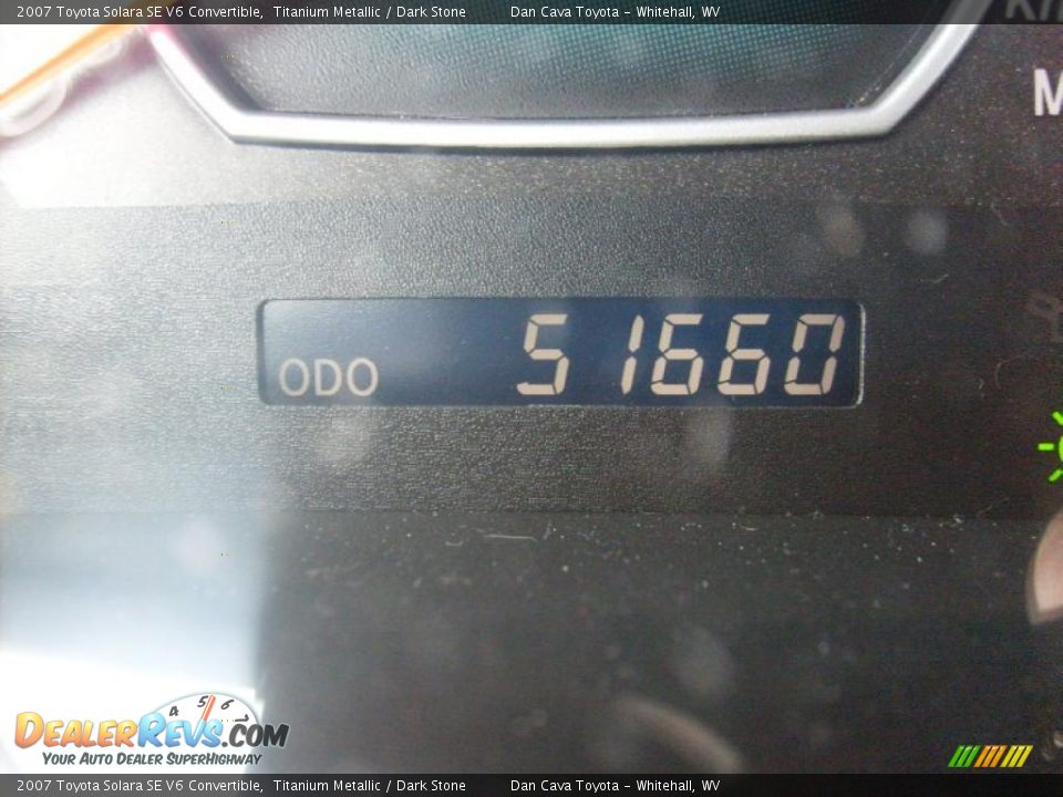 2007 Toyota Solara SE V6 Convertible Titanium Metallic / Dark Stone Photo #15