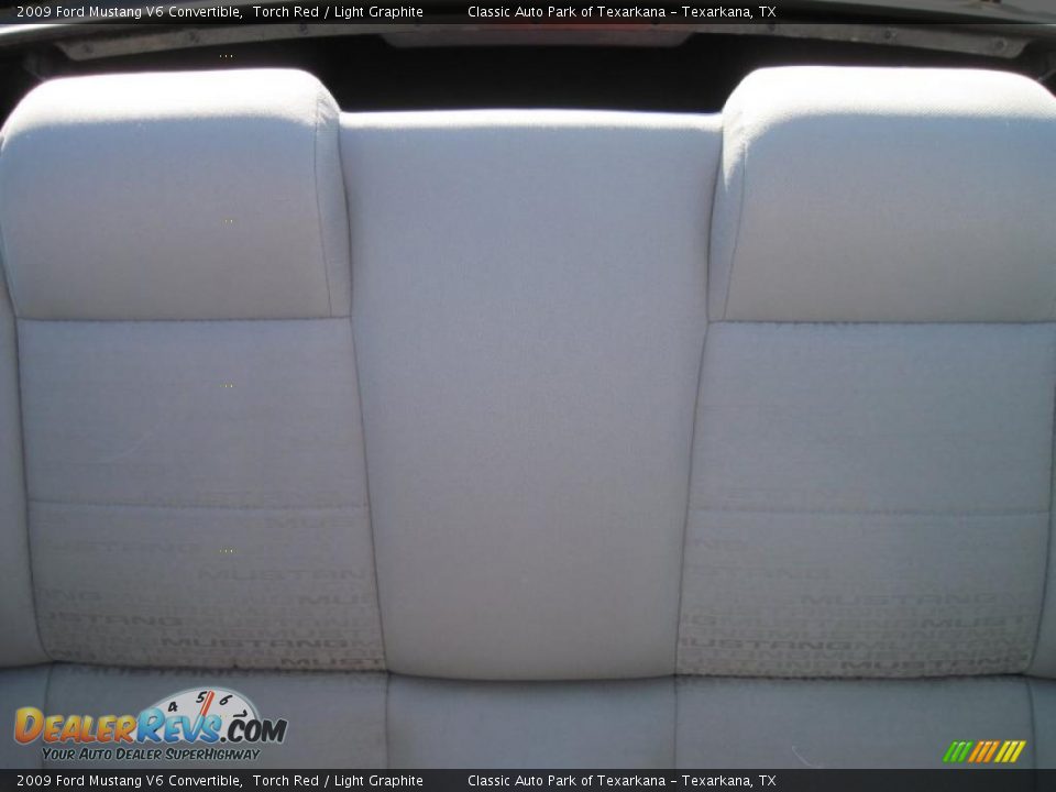 2009 Ford Mustang V6 Convertible Torch Red / Light Graphite Photo #8