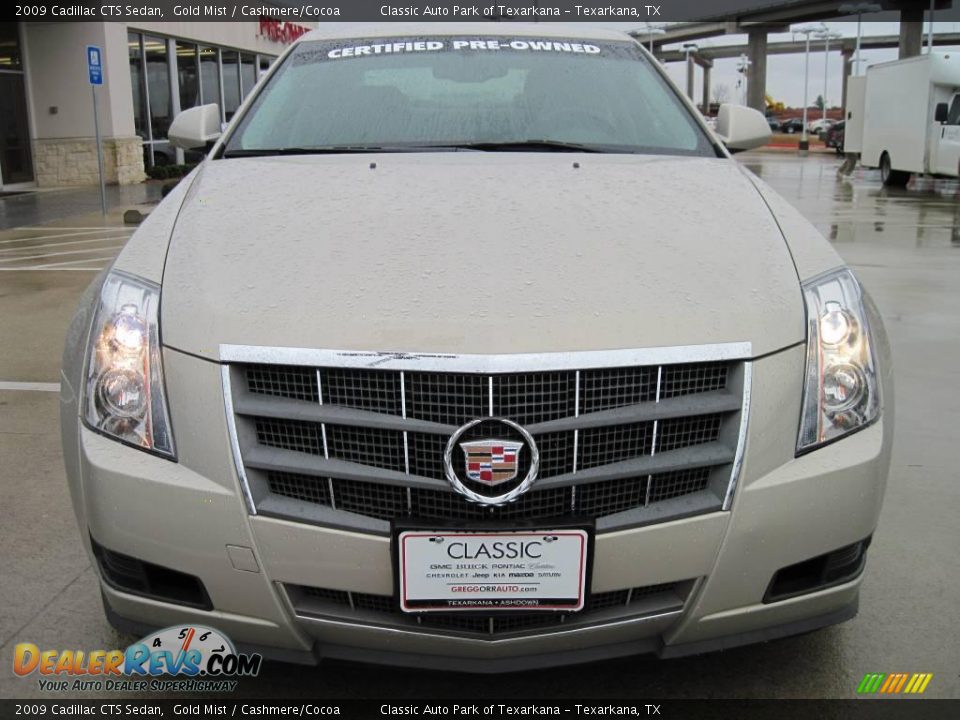 2009 Cadillac CTS Sedan Gold Mist / Cashmere/Cocoa Photo #5