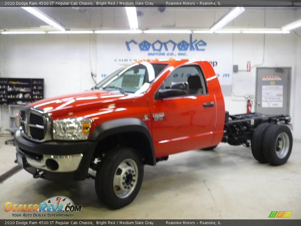 2010 Dodge Ram 4500 ST Regular Cab Chassis Bright Red / Medium Slate Gray Photo #31