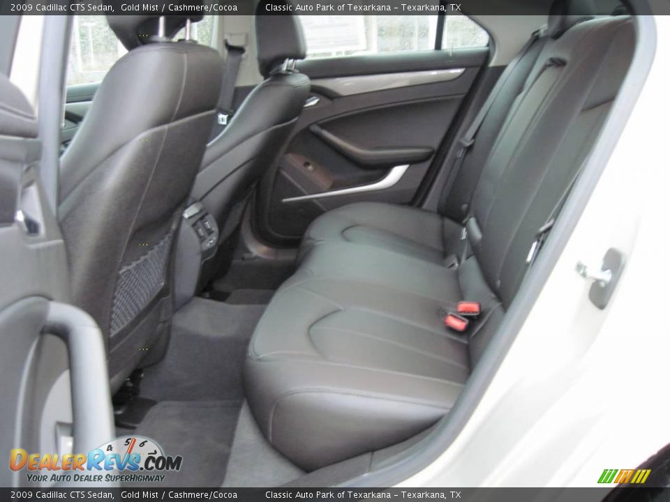 2009 Cadillac CTS Sedan Gold Mist / Cashmere/Cocoa Photo #9