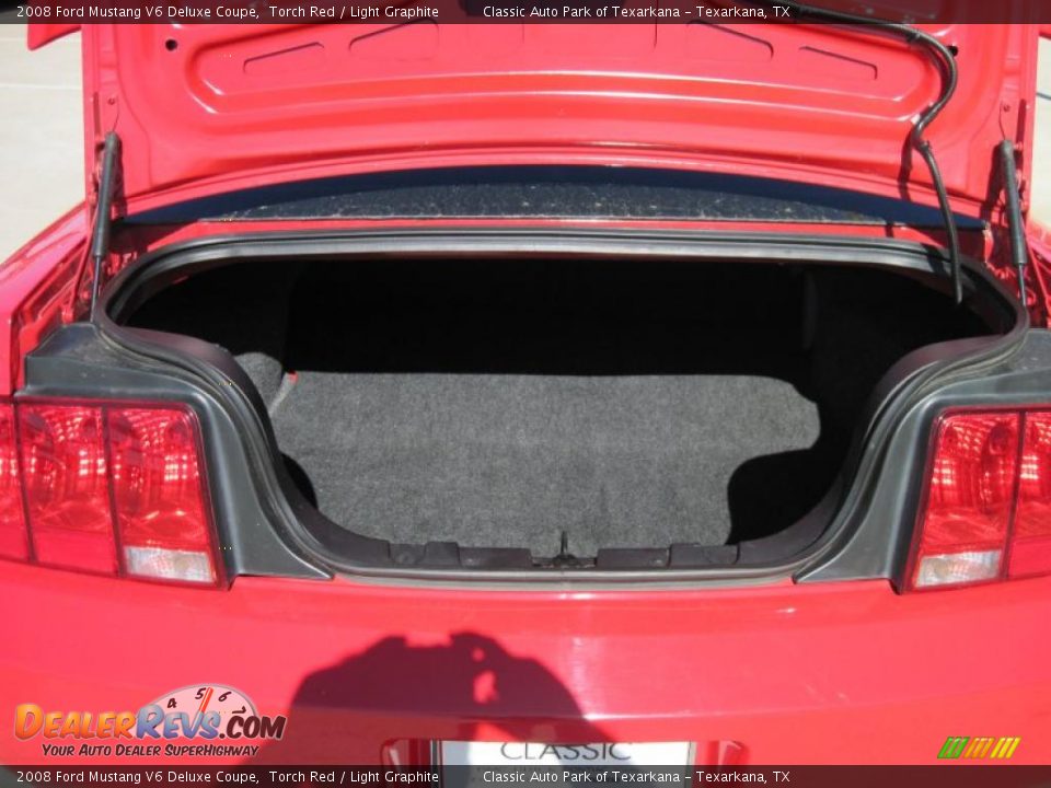 2008 Ford Mustang V6 Deluxe Coupe Torch Red / Light Graphite Photo #7