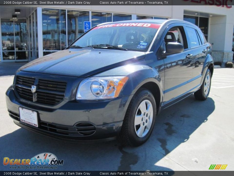 2008 Dodge Caliber SE Steel Blue Metallic / Dark Slate Gray Photo #1