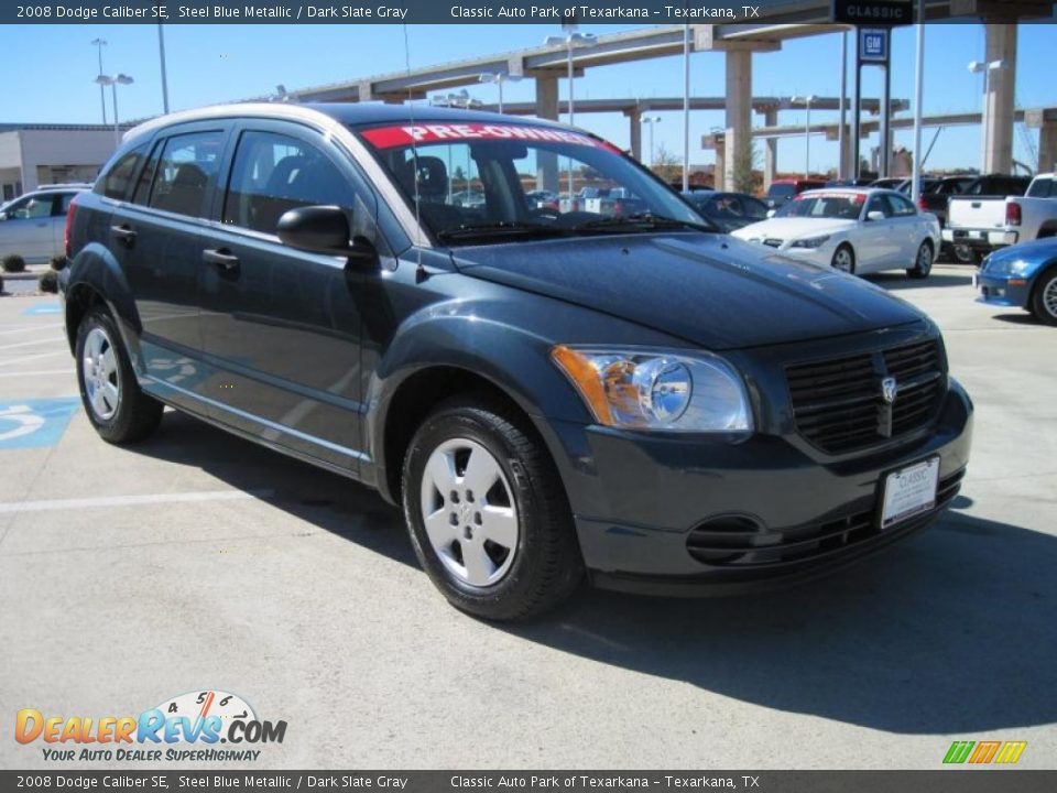 2008 Dodge Caliber SE Steel Blue Metallic / Dark Slate Gray Photo #2