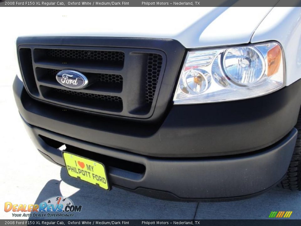 2008 Ford F150 XL Regular Cab Oxford White / Medium/Dark Flint Photo #11