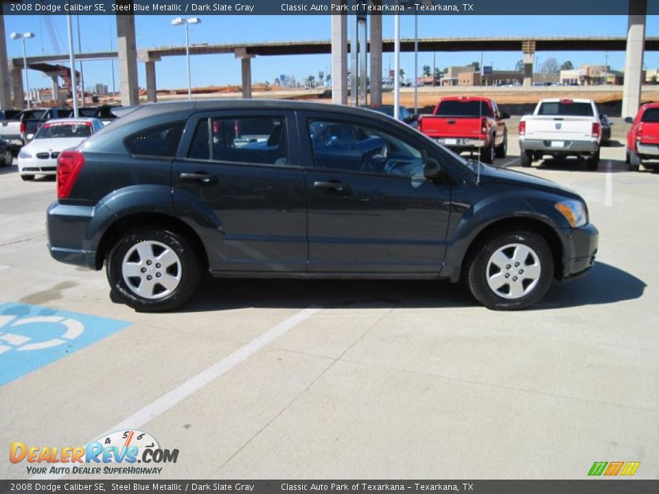 2008 Dodge Caliber SE Steel Blue Metallic / Dark Slate Gray Photo #4