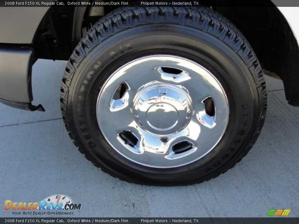 2008 Ford F150 XL Regular Cab Oxford White / Medium/Dark Flint Photo #12
