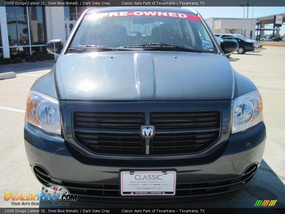 2008 Dodge Caliber SE Steel Blue Metallic / Dark Slate Gray Photo #5