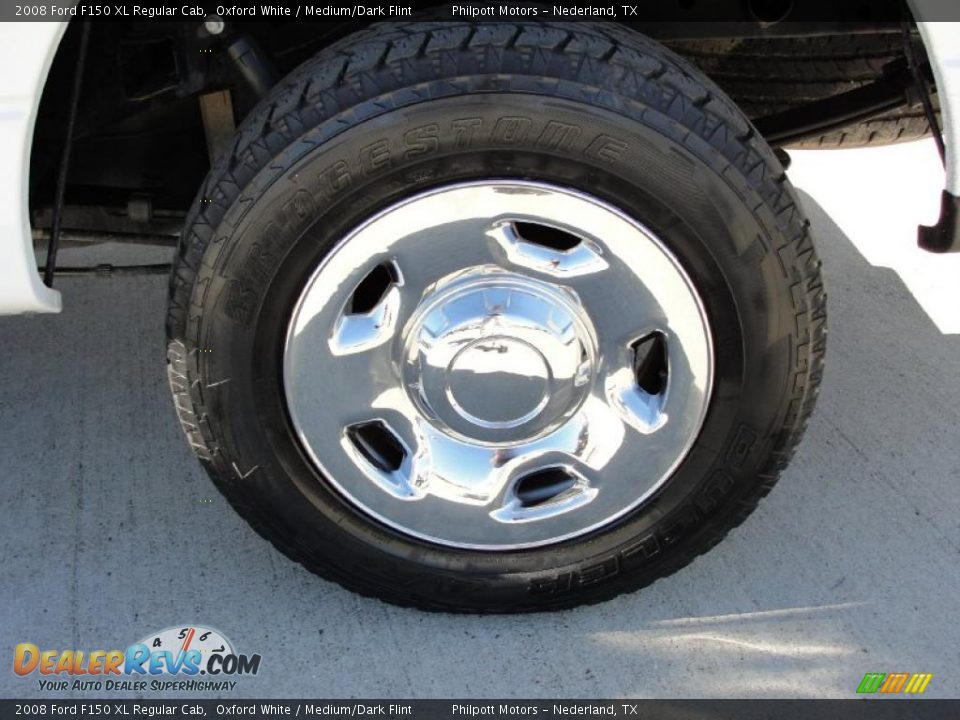 2008 Ford F150 XL Regular Cab Oxford White / Medium/Dark Flint Photo #13