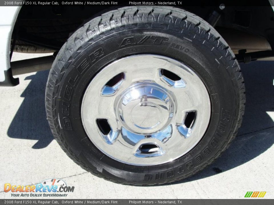 2008 Ford F150 XL Regular Cab Oxford White / Medium/Dark Flint Photo #14