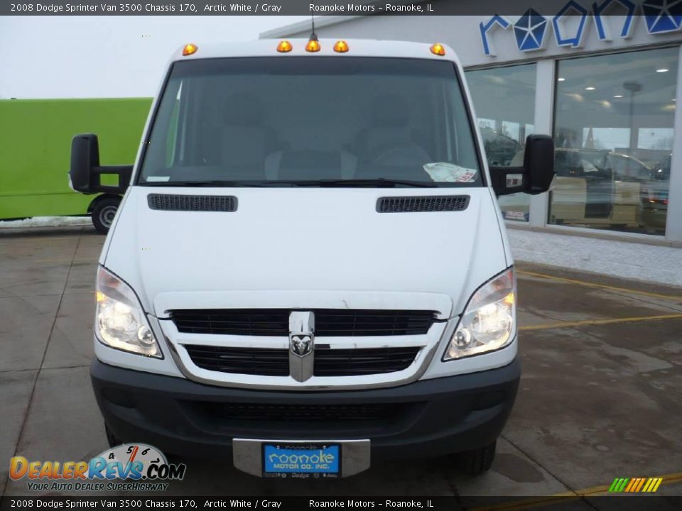 2008 Dodge Sprinter Van 3500 Chassis 170 Arctic White / Gray Photo #3
