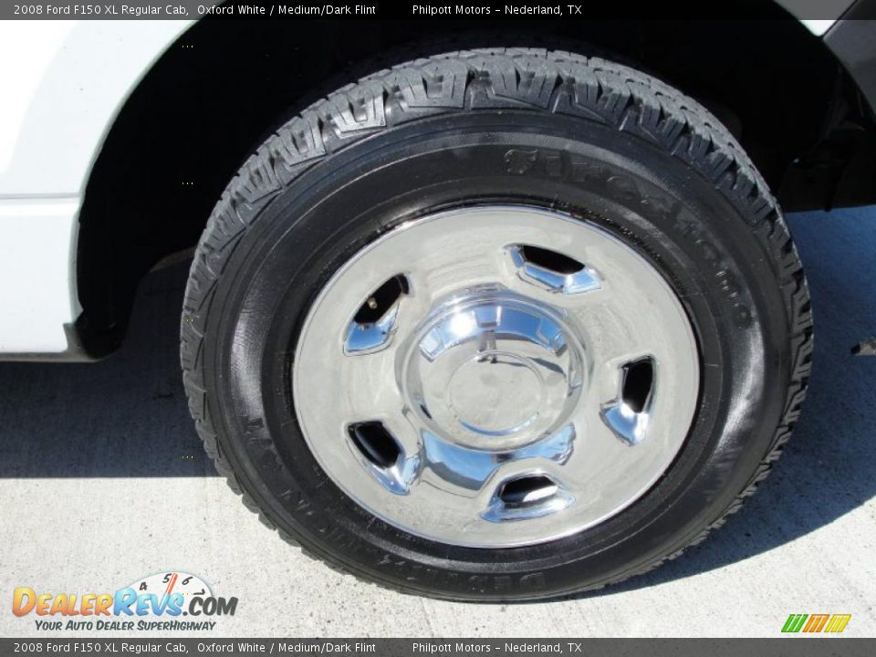 2008 Ford F150 XL Regular Cab Oxford White / Medium/Dark Flint Photo #15
