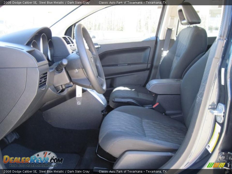 2008 Dodge Caliber SE Steel Blue Metallic / Dark Slate Gray Photo #9
