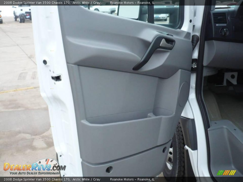 2008 Dodge Sprinter Van 3500 Chassis 170 Arctic White / Gray Photo #7