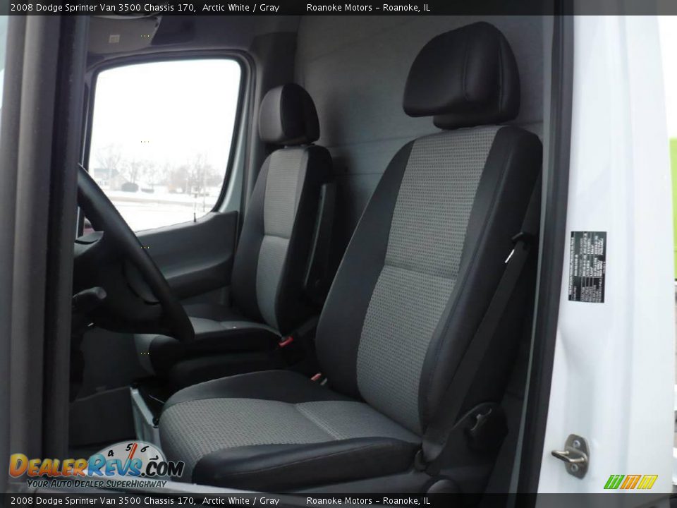 2008 Dodge Sprinter Van 3500 Chassis 170 Arctic White / Gray Photo #10