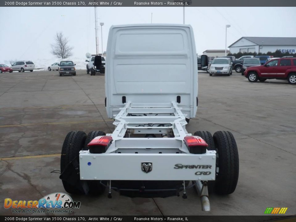 2008 Dodge Sprinter Van 3500 Chassis 170 Arctic White / Gray Photo #11