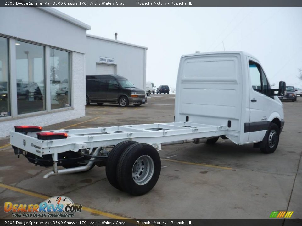 2008 Dodge Sprinter Van 3500 Chassis 170 Arctic White / Gray Photo #12