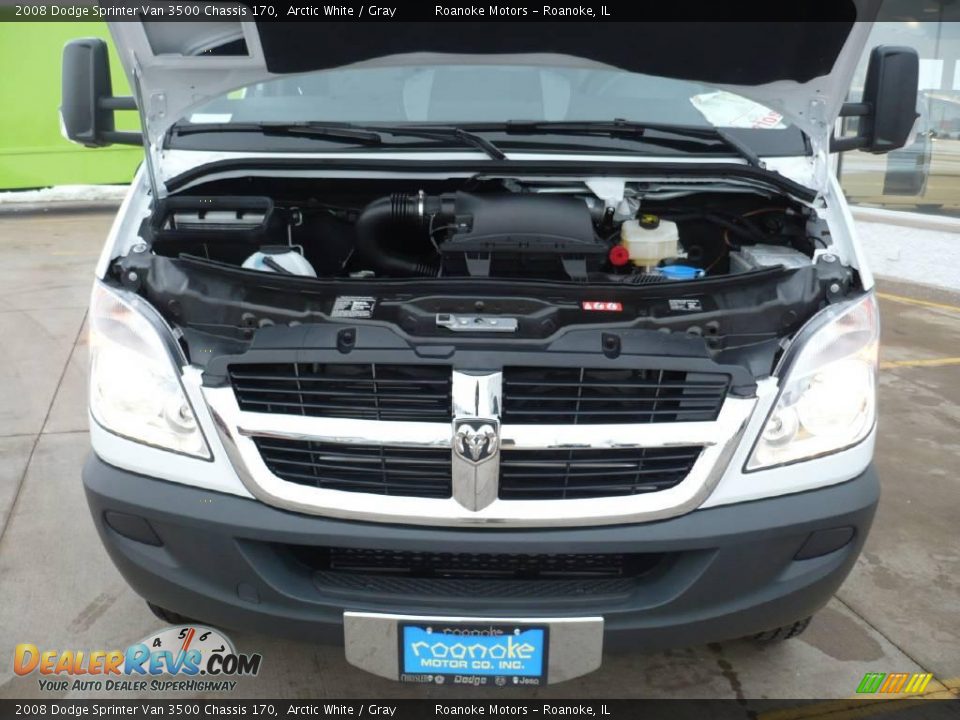 2008 Dodge Sprinter Van 3500 Chassis 170 Arctic White / Gray Photo #13