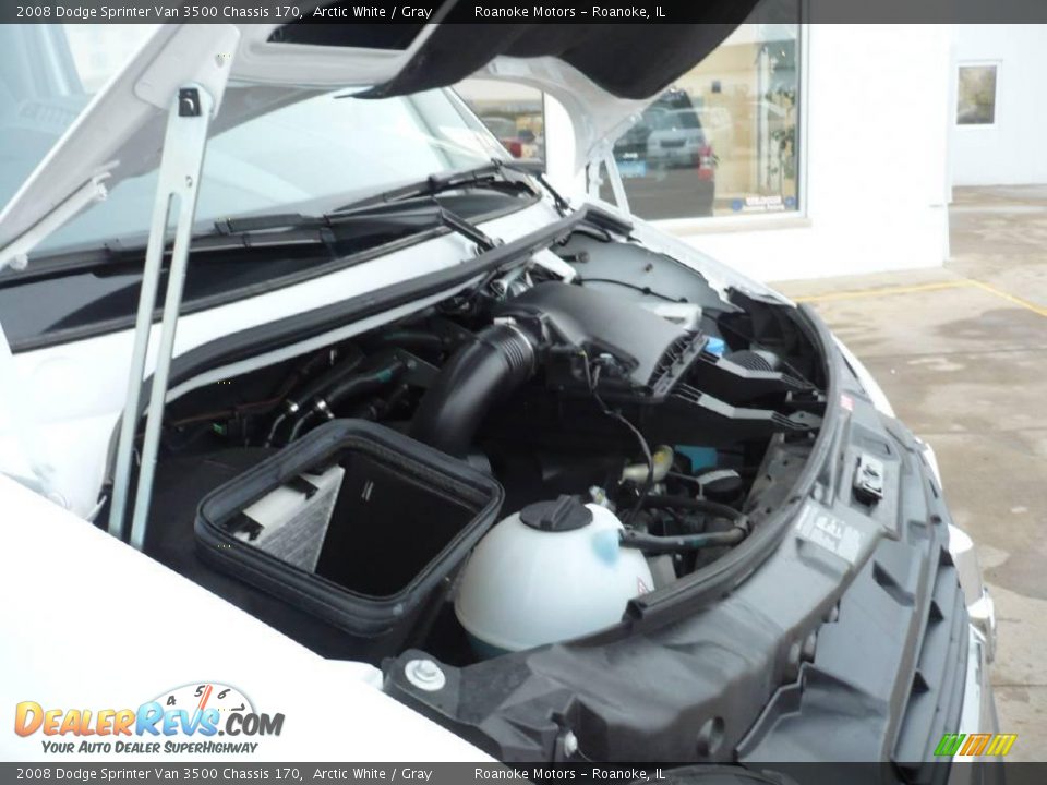 2008 Dodge Sprinter Van 3500 Chassis 170 Arctic White / Gray Photo #14