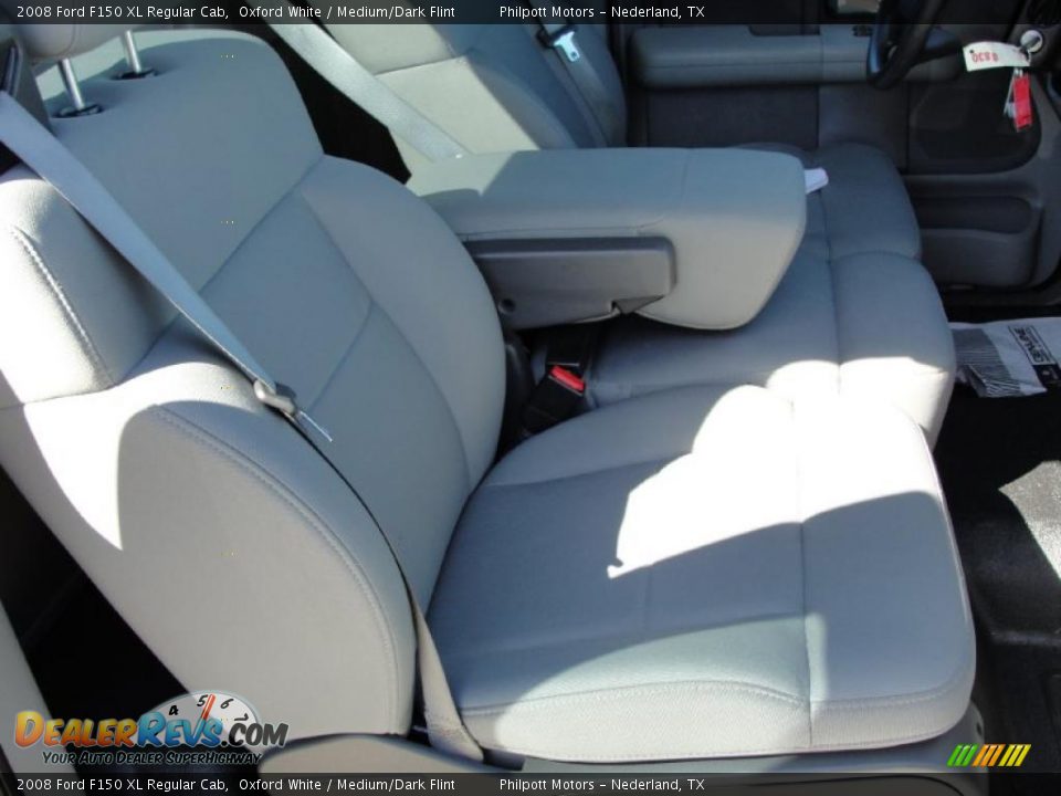2008 Ford F150 XL Regular Cab Oxford White / Medium/Dark Flint Photo #27