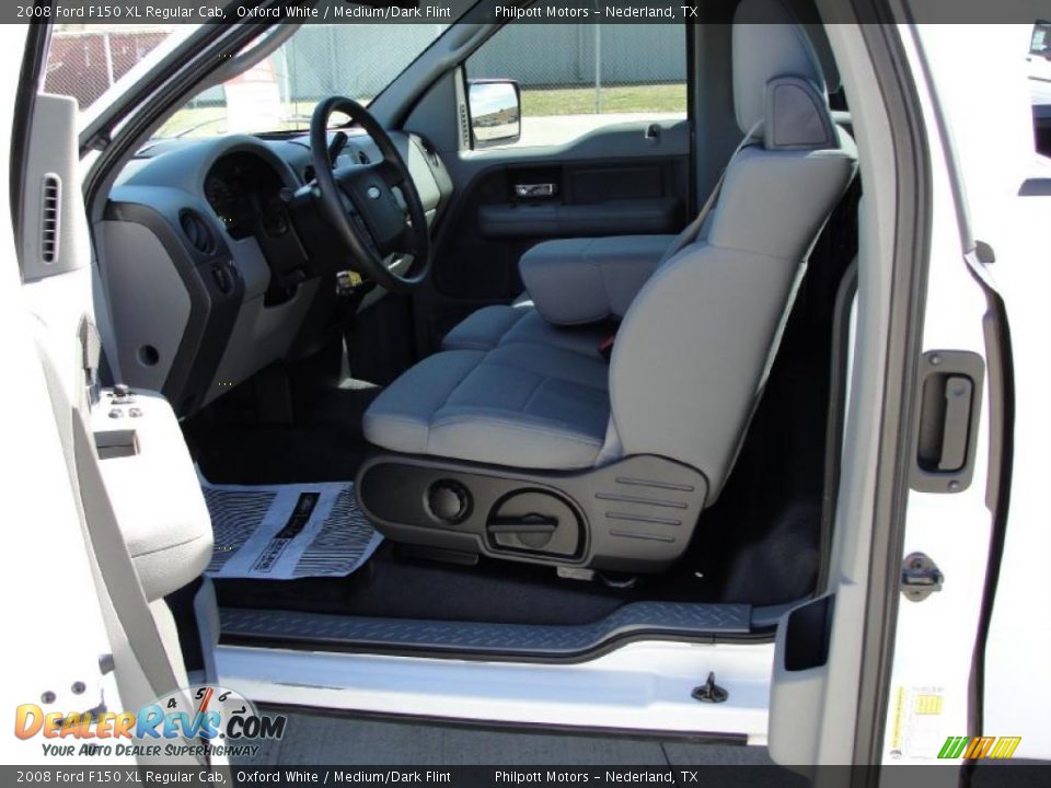 2008 Ford F150 XL Regular Cab Oxford White / Medium/Dark Flint Photo #28