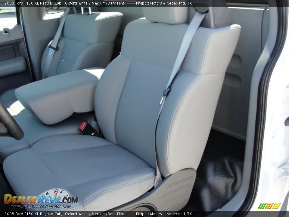 2008 Ford F150 XL Regular Cab Oxford White / Medium/Dark Flint Photo #32