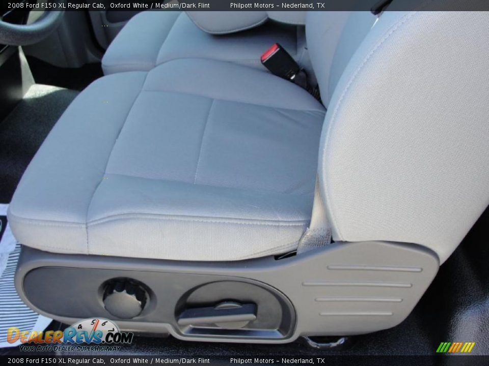 2008 Ford F150 XL Regular Cab Oxford White / Medium/Dark Flint Photo #33