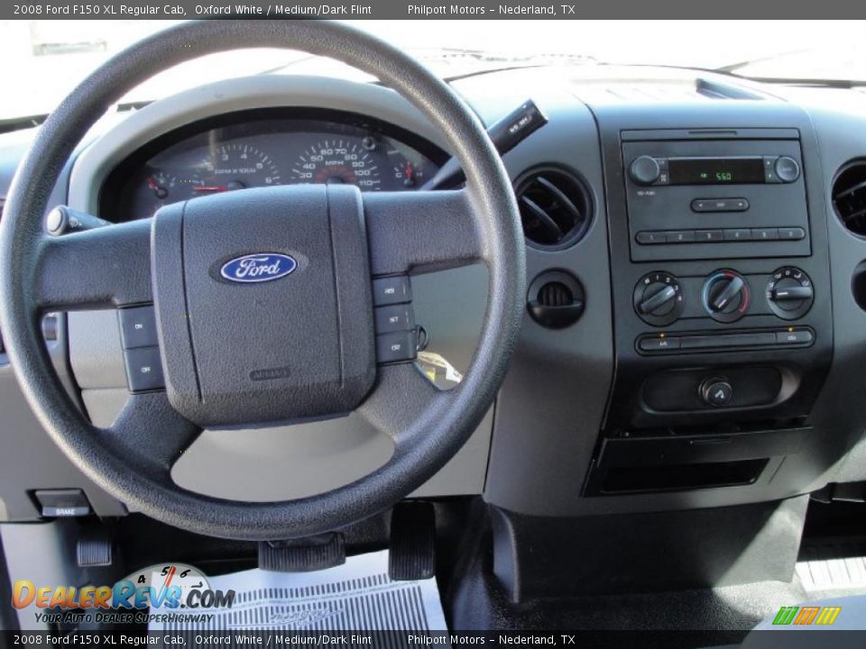 2008 Ford F150 XL Regular Cab Oxford White / Medium/Dark Flint Photo #34