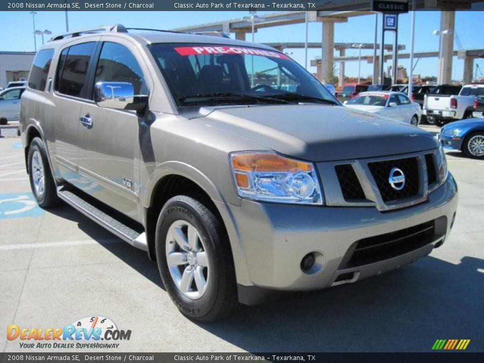 2008 Nissan Armada SE Desert Stone / Charcoal Photo #2