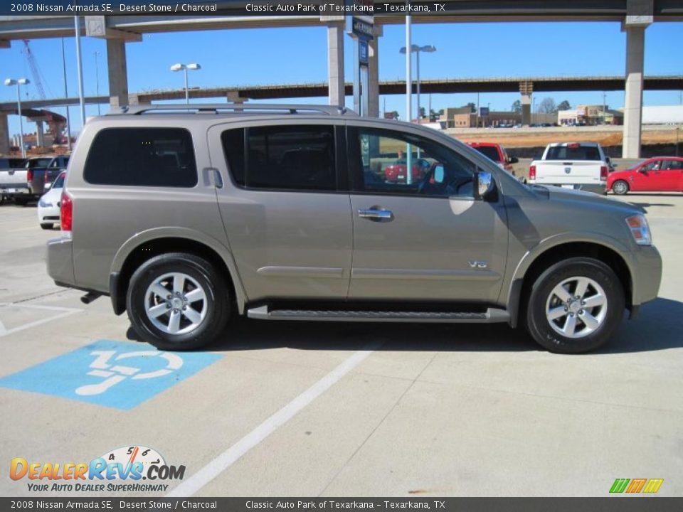 2008 Nissan Armada SE Desert Stone / Charcoal Photo #4
