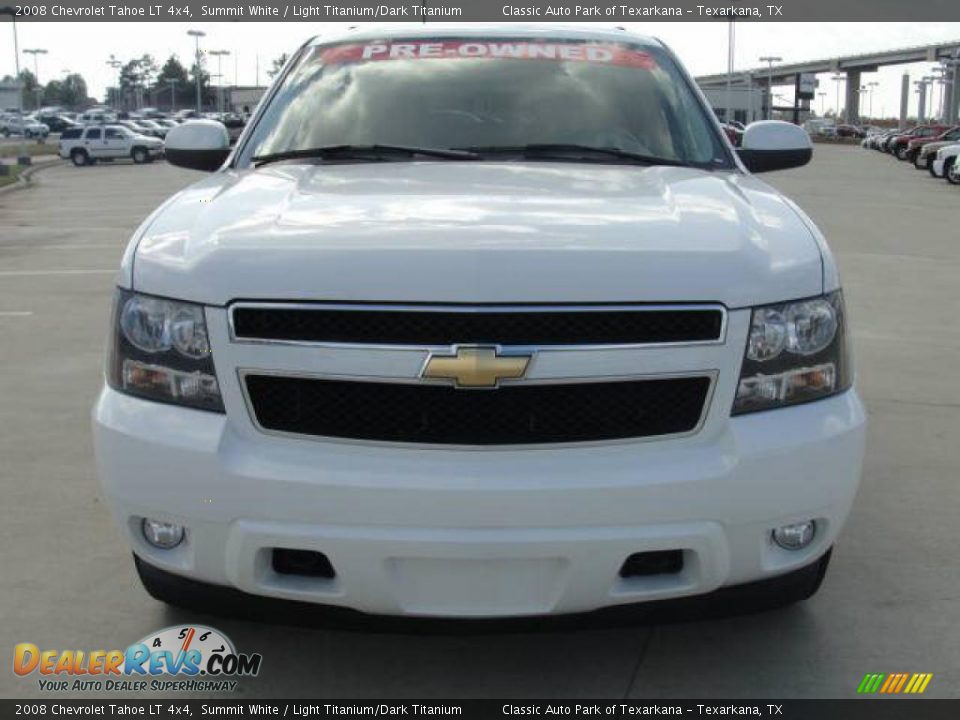 2008 Chevrolet Tahoe LT 4x4 Summit White / Light Titanium/Dark Titanium Photo #1