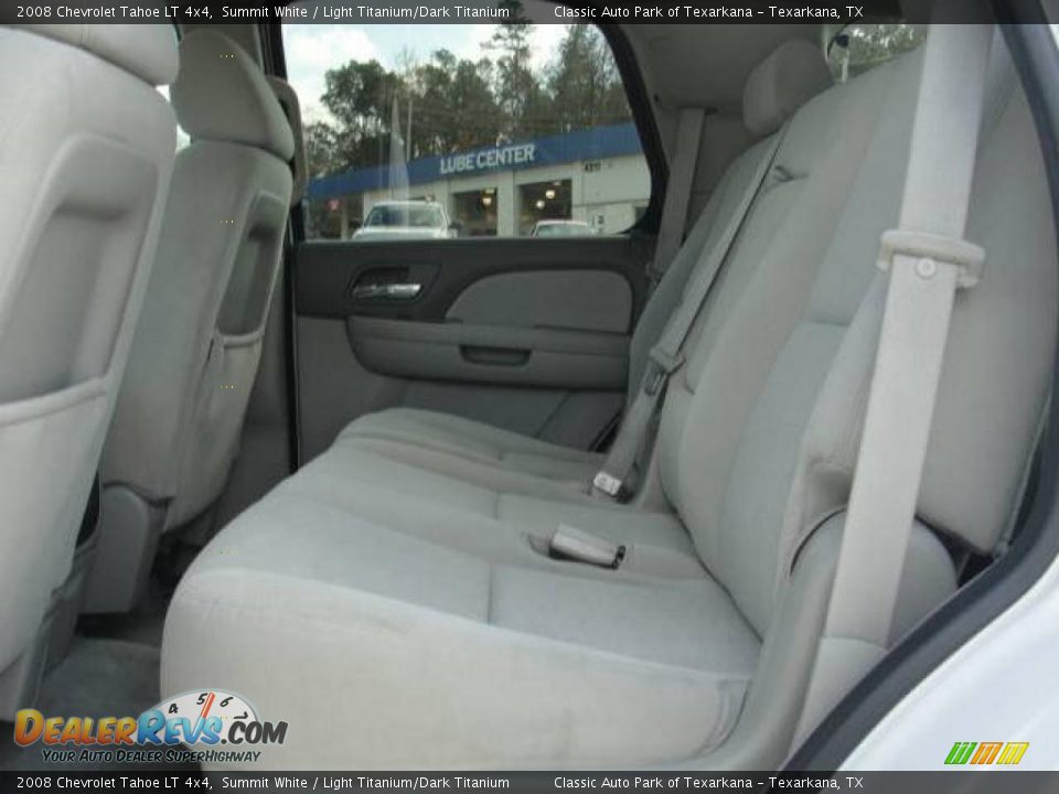 2008 Chevrolet Tahoe LT 4x4 Summit White / Light Titanium/Dark Titanium Photo #4