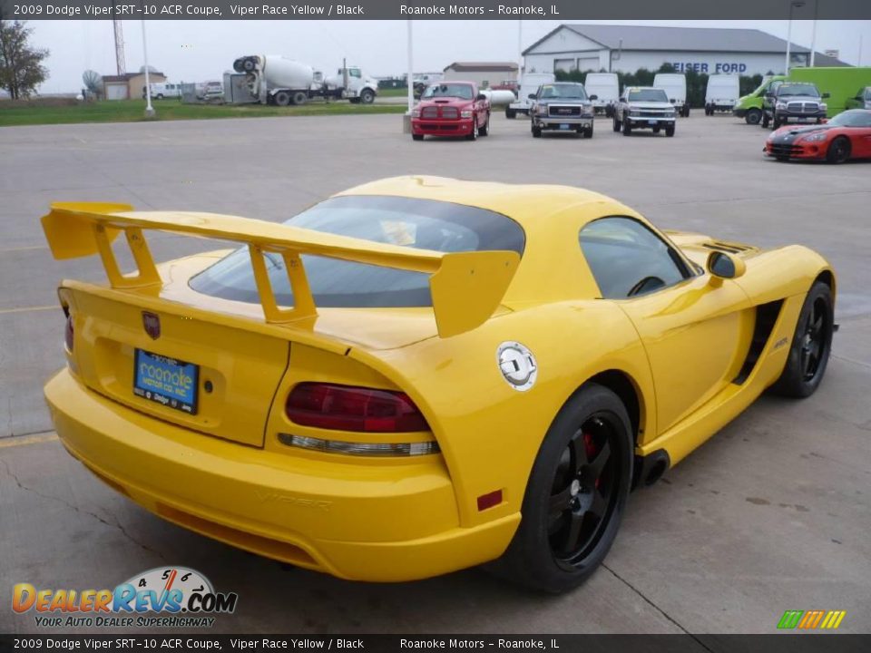 2009 Dodge Viper SRT-10 ACR Coupe Viper Race Yellow / Black Photo #10