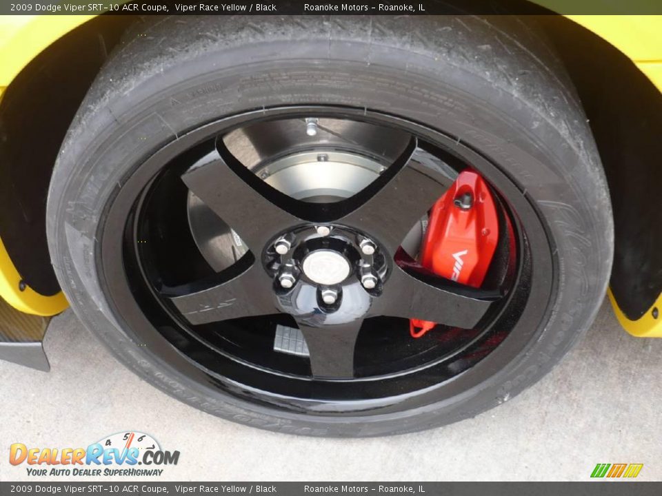 2009 Dodge Viper SRT-10 ACR Coupe Viper Race Yellow / Black Photo #16
